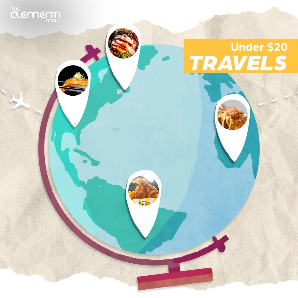 Clementi Mall Under $20 Travels campaign