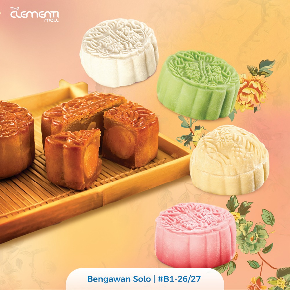 Close-up of a beautifully crafted mooncake