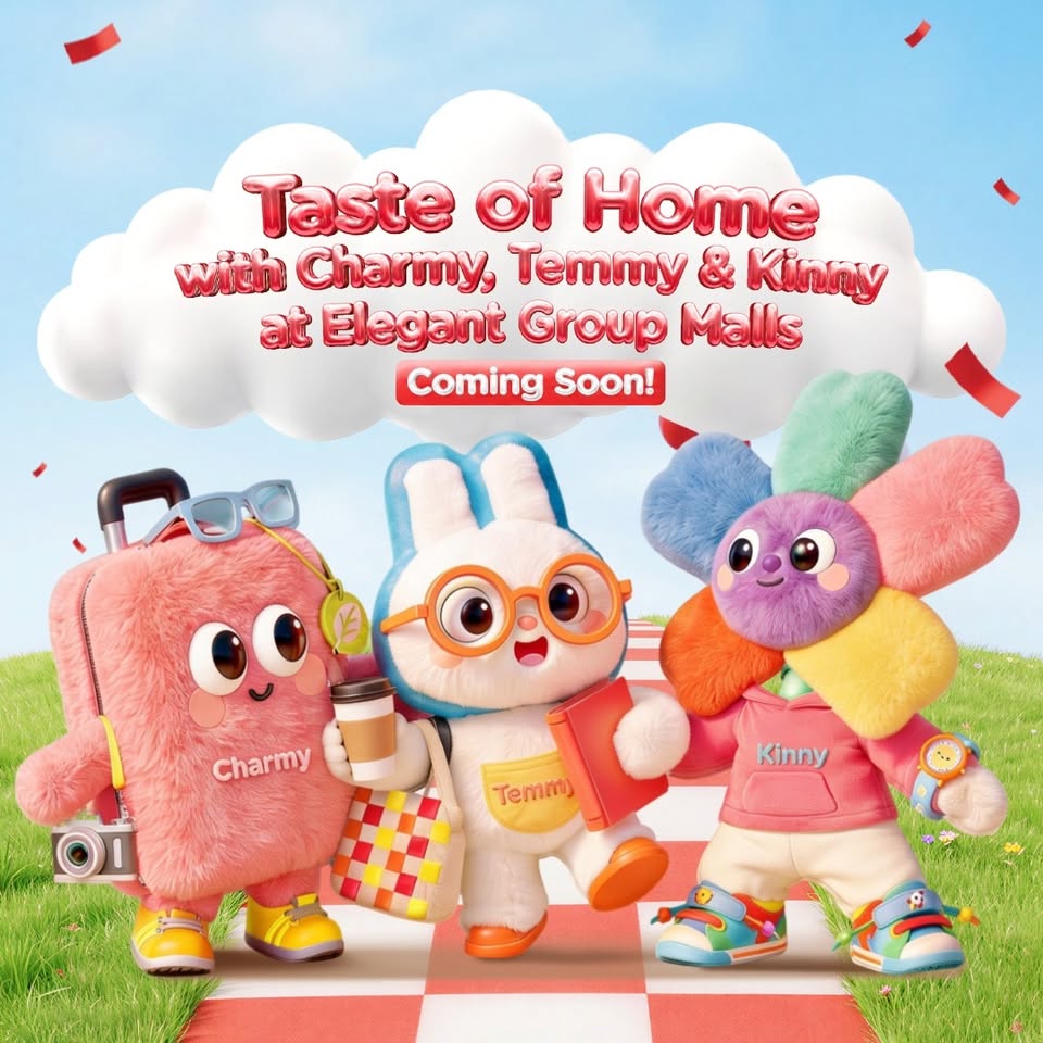 Charmy, Temmy and Kinny mascot campaign at The Clementi Mall, Changi City Point and KINEX