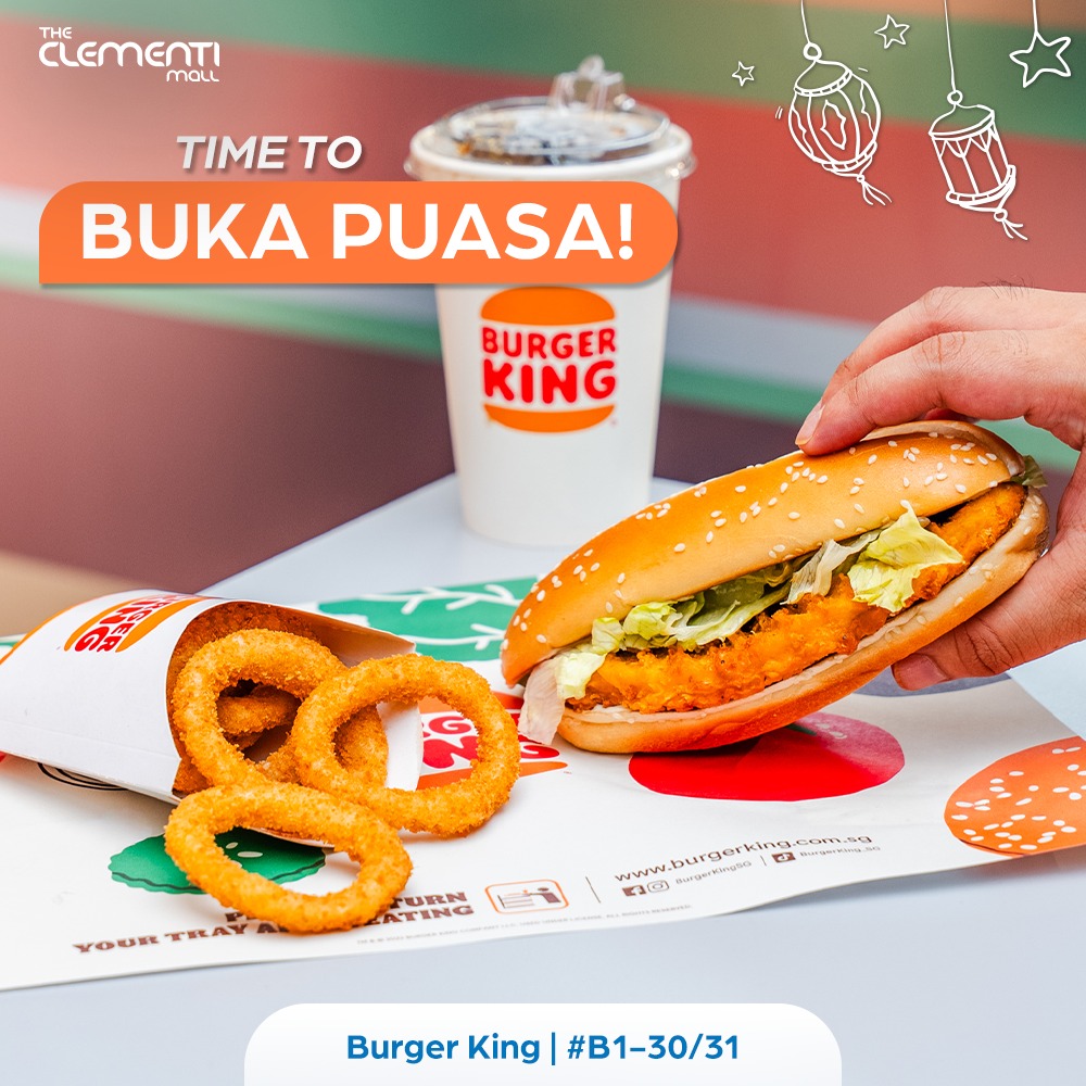 A variety of delicious halal food options at The Clementi Mall