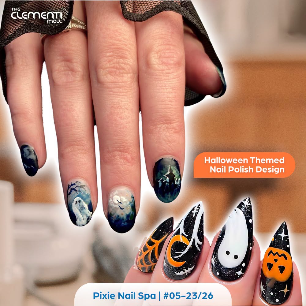 Halloween nail art at Pixie Nail Spa