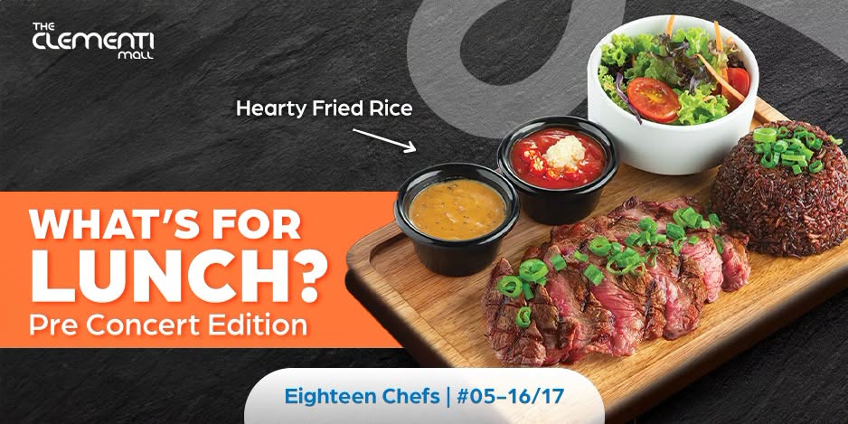Eighteen Chefs hearty fried rice at The Clementi Mall