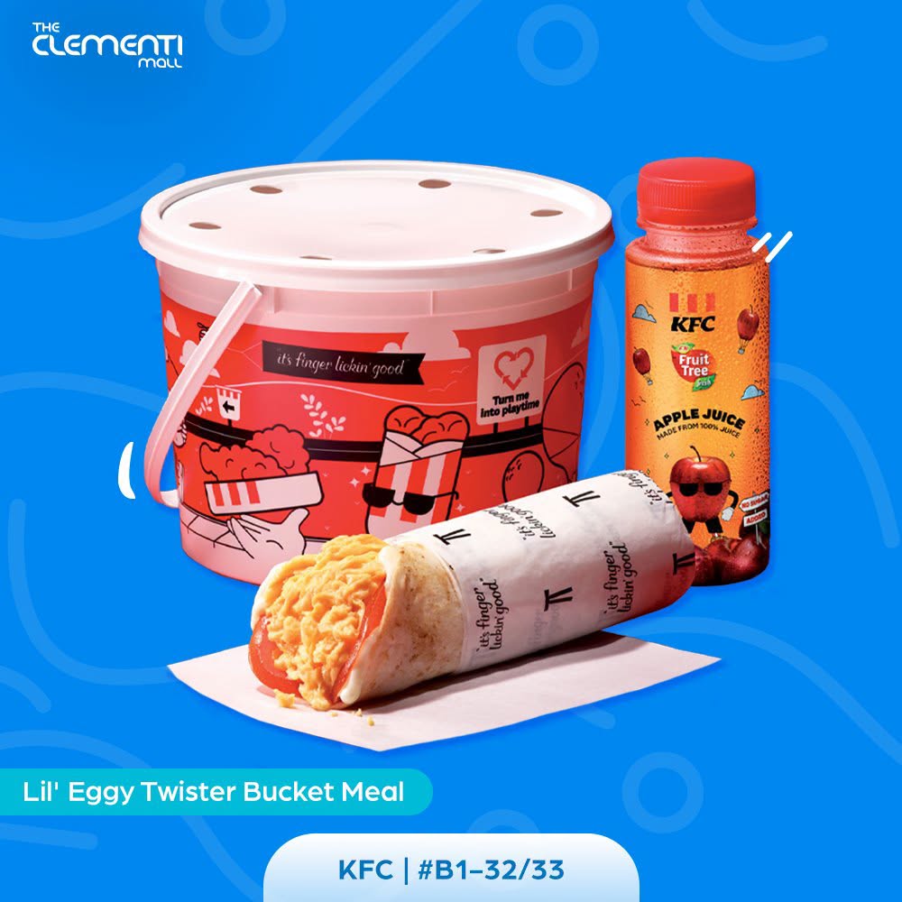 KFC Lil' Eggy Twister Bucket Meal