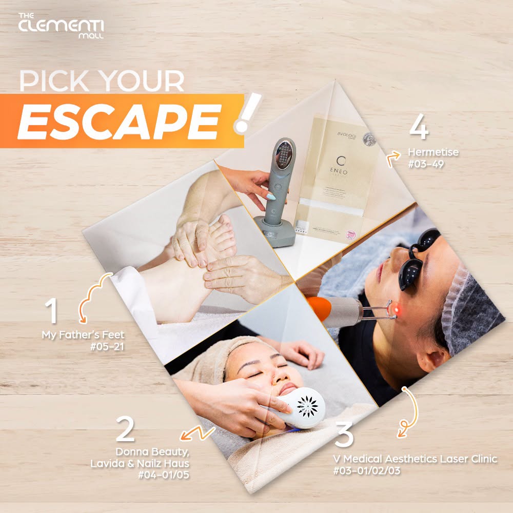 Pick Your Escape promotion at The Clementi Mall