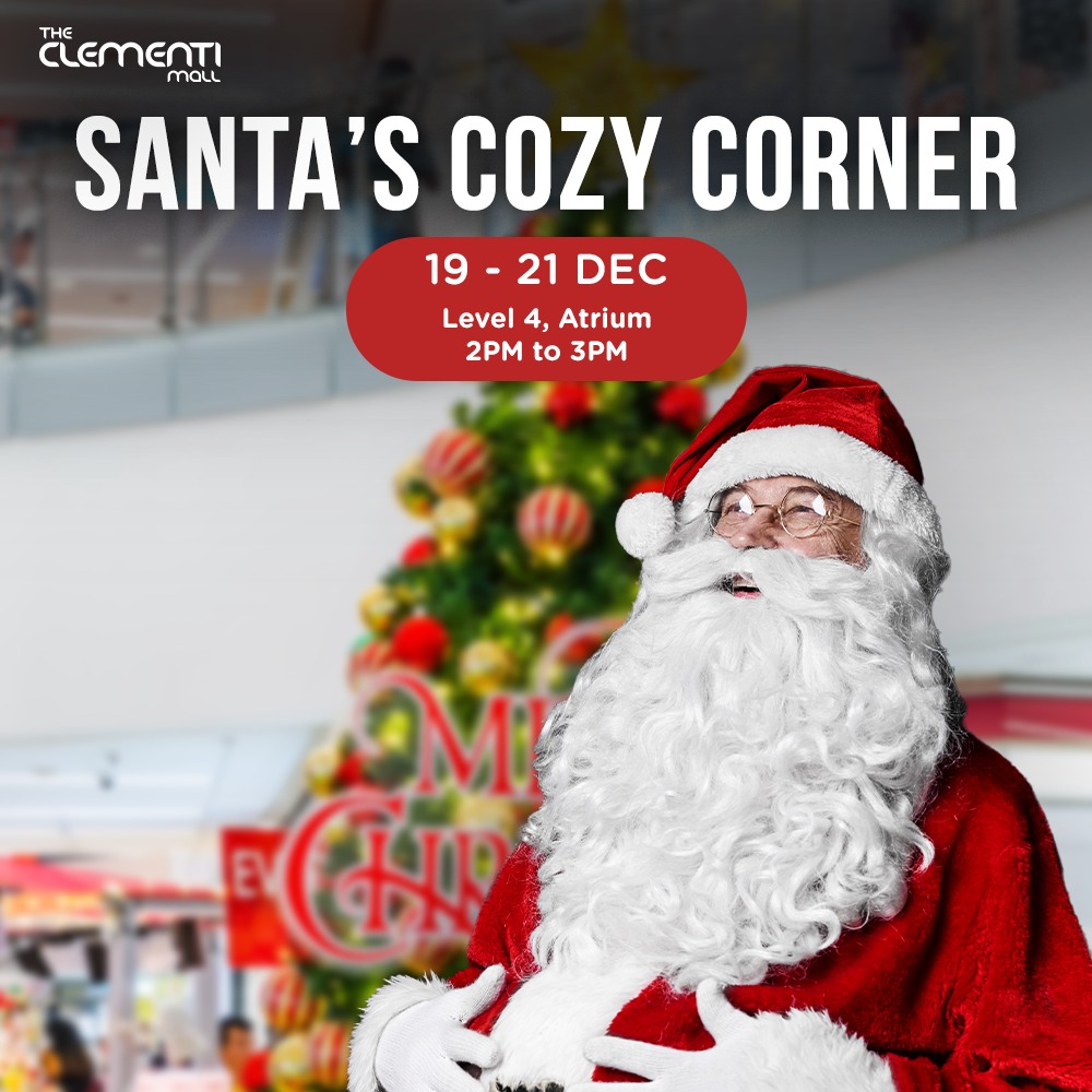 Festive decorations and holiday cheer at The Clementi Mall