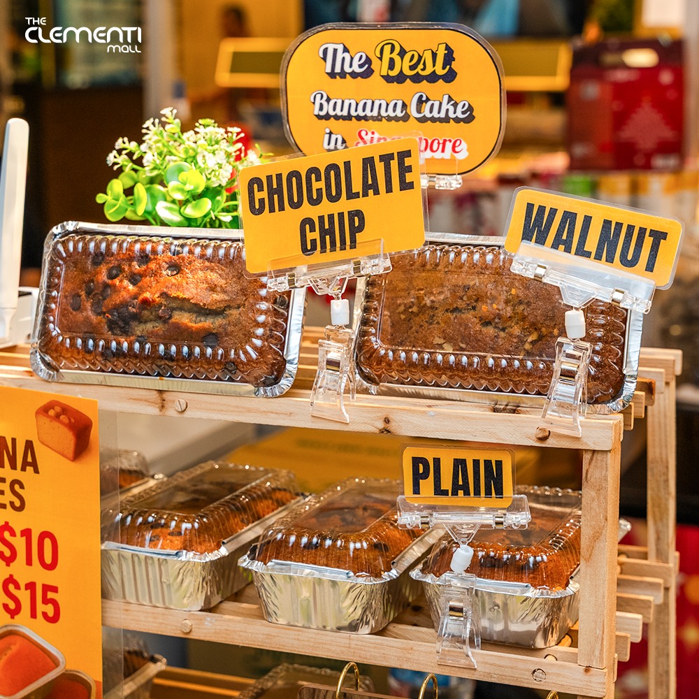 Shoppers enjoying the festive atmosphere at Clementi Mall