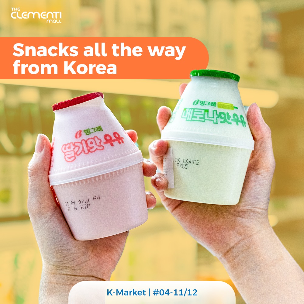 A variety of Korean delights now available at The Clementi Mall.