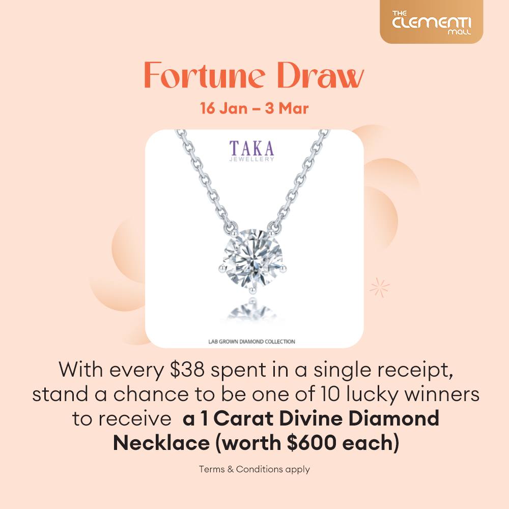 Exciting lucky draw prizes and festive blind boxes