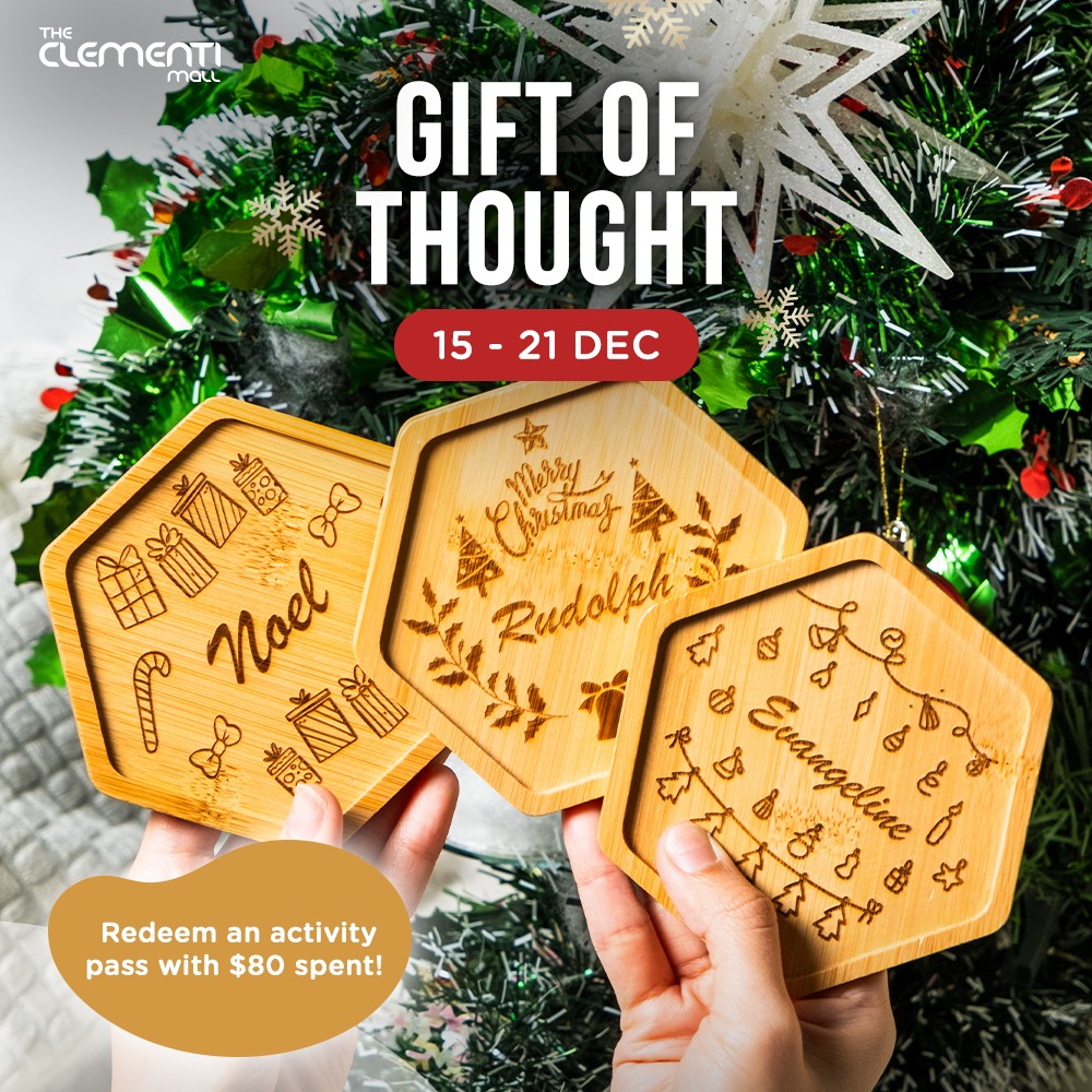 A person's hands crafting a unique Christmas coaster