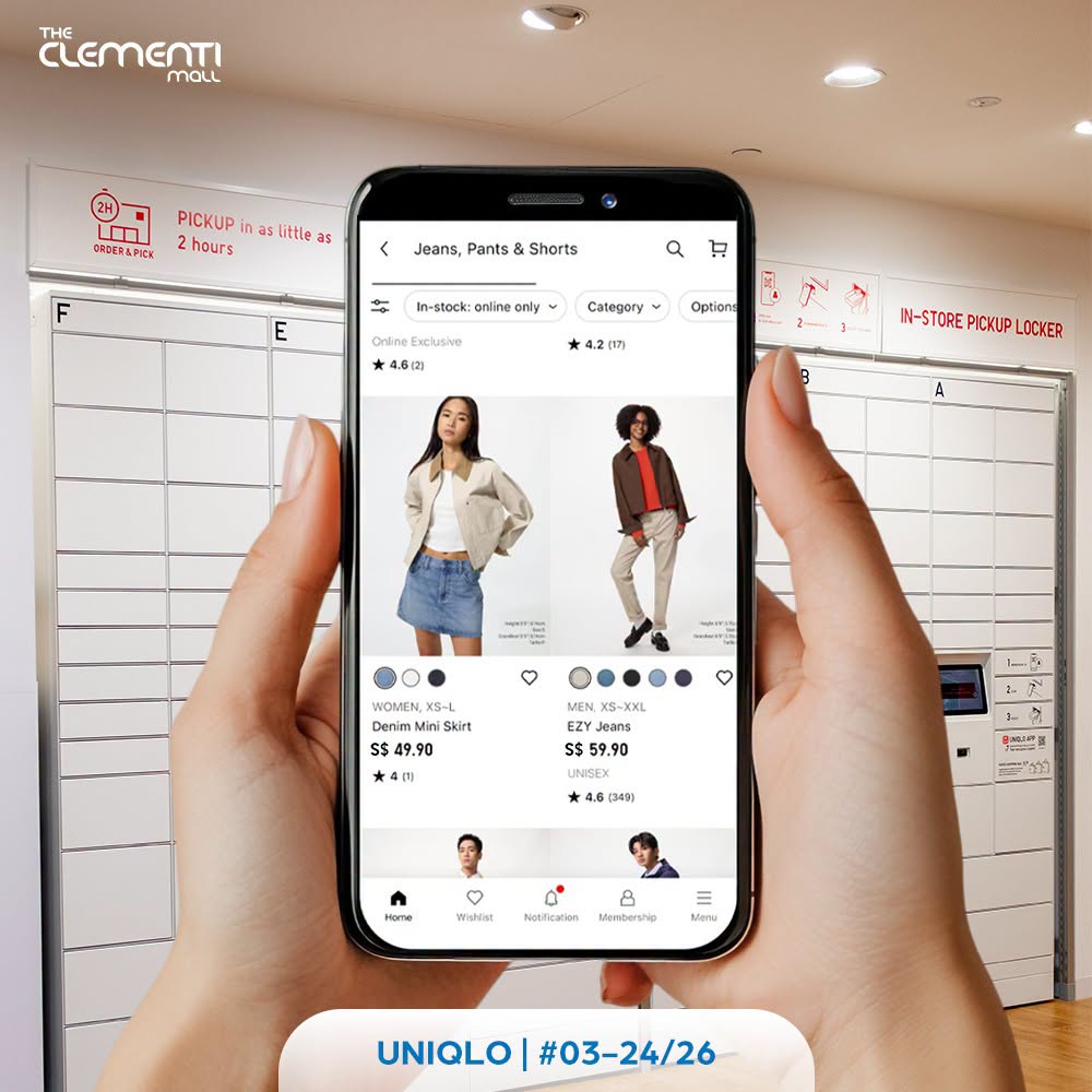 UNIQLO at The Clementi Mall app pickup