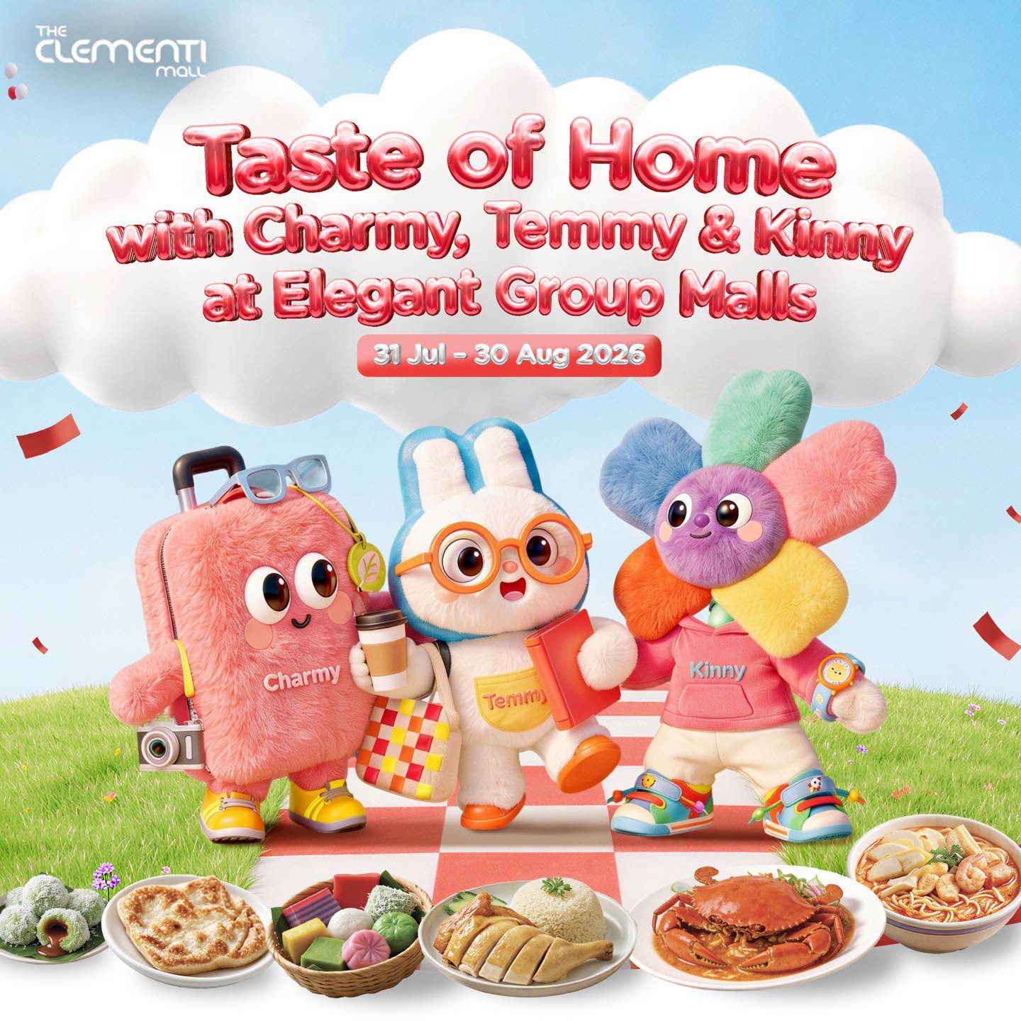 Taste of Home with Charmy, Temmy and Kinny at The Clementi Mall
