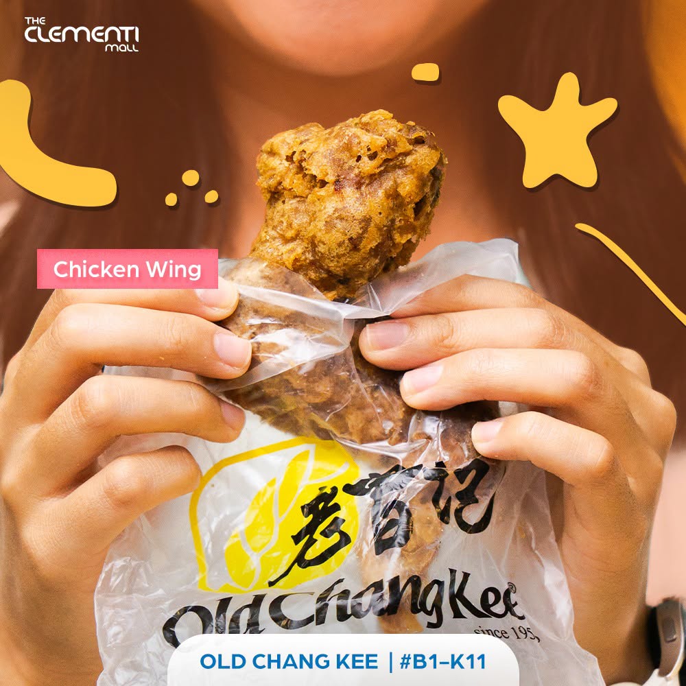 Old Chang Kee chicken wing at Clementi Mall