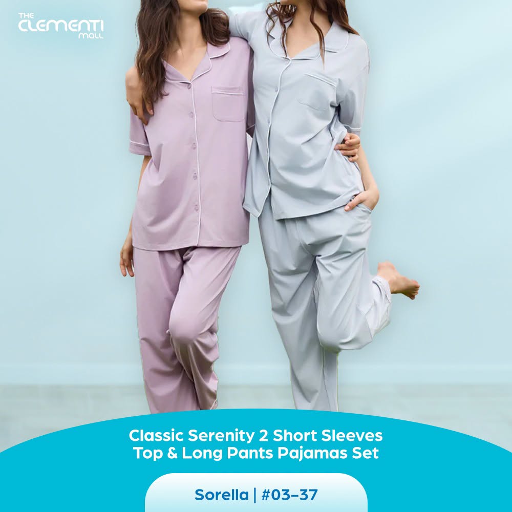 Sorella Classic Serenity 2 pajamas set at The Clementi Mall