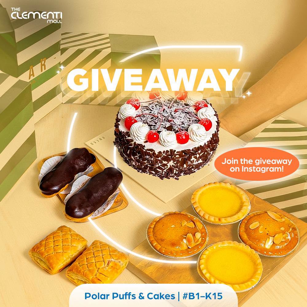 Polar Puffs and Cakes giveaway at Clementi Mall
