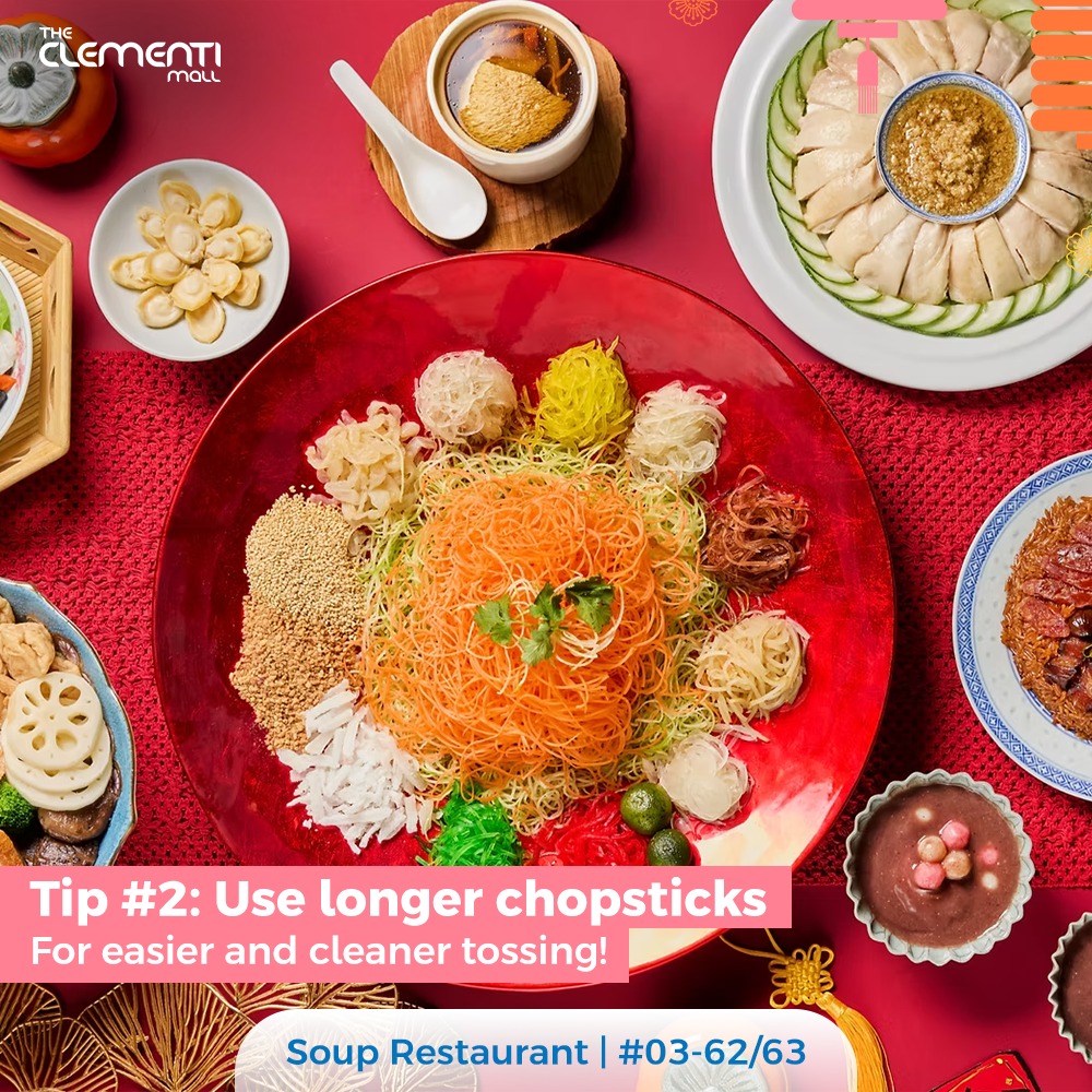 Top Yu Sheng Takeaway Picks at The Clementi Mall